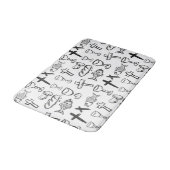 Tapis De Bain Motif chrétien (Angle)