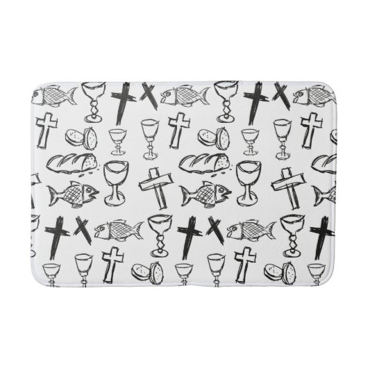 Tapis De Bain Motif chrétien (Devant)
