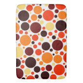 Tapis De Bain Motif circulaire rétro (devant Vertical)