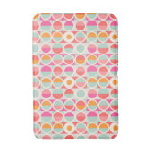 Tapis De Bain Motif circulaire rose chaud (Devant (Vertical))