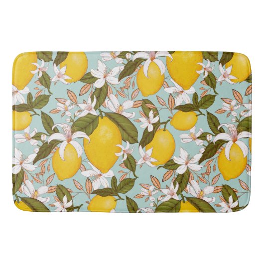 Tapis De Bain Motif citron (Devant)