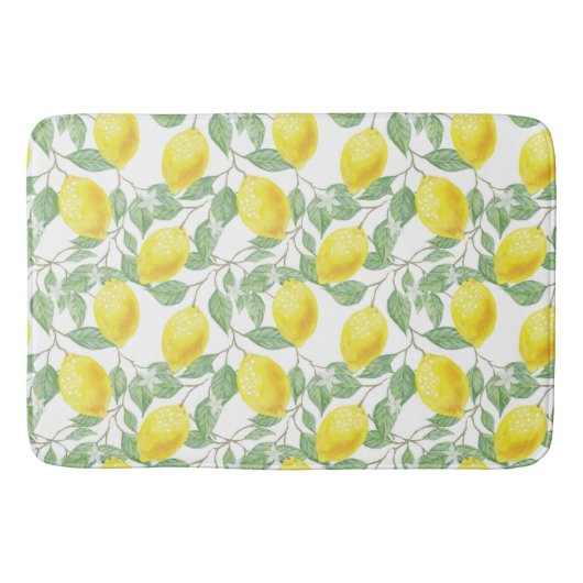 Tapis De Bain Motif citron (Devant)