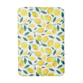 Tapis De Bain Motif citron jaune aquarelle (Devant (Vertical))