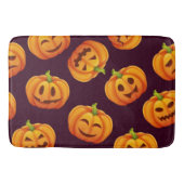 Tapis De Bain motif citrouille (Devant)