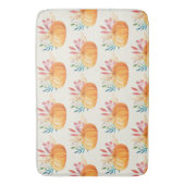 Tapis De Bain Motif Citrouille d'aquarelle orange (devant Vertical)
