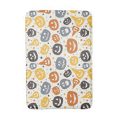 Tapis De Bain Motif coloré Jack-O'-Lantern (Devant (Vertical))