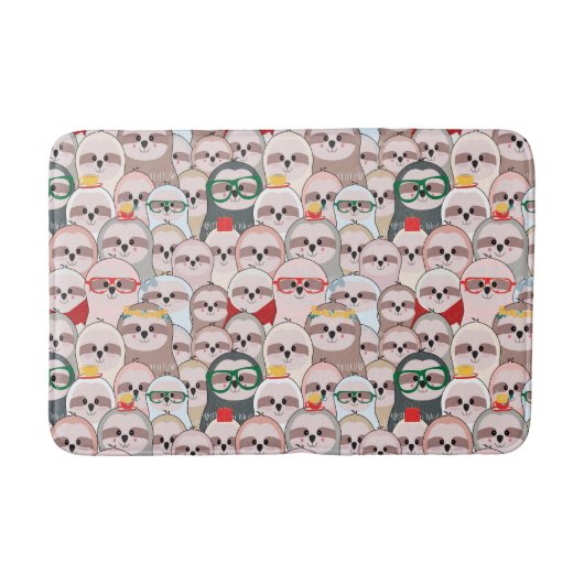 Tapis De Bain Motif comique de paresse (Devant)