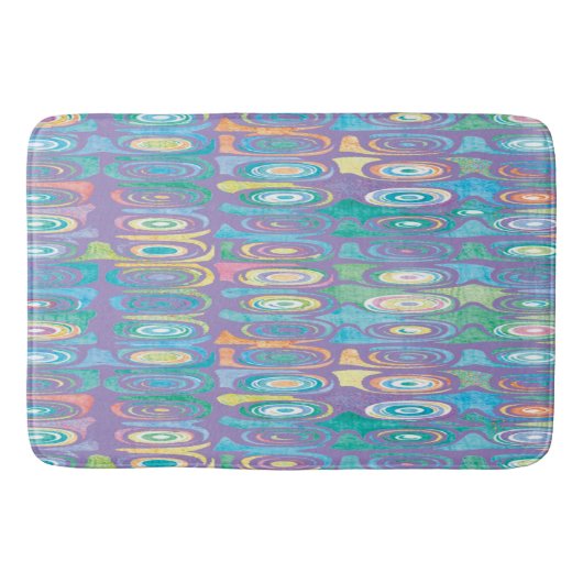 Tapis De Bain motif couleur Abstrait 1 (Devant)