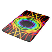 Tapis De Bain Motif couleur dynamique (Angle)