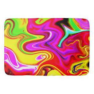 Tapis De Bain Motif Couleur éclat