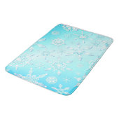 Tapis De Bain Motif Crystal Snowflakes (Angle)