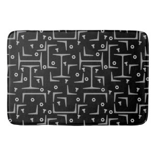 Tapis De Bain Motif d'acier structurel