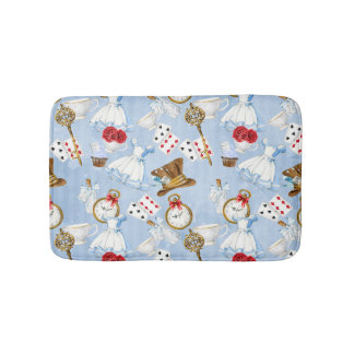 Tapis De Bain Motif d'Alice du pays des merveilles