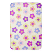 Tapis De Bain Motif d'alimentation en fleurs - Arrière - plan ja (devant Vertical)