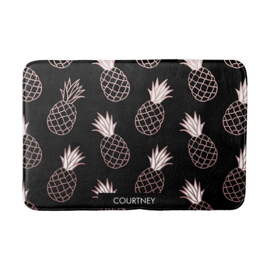 Tapis De Bain Motif d'ananas mignon (Devant)