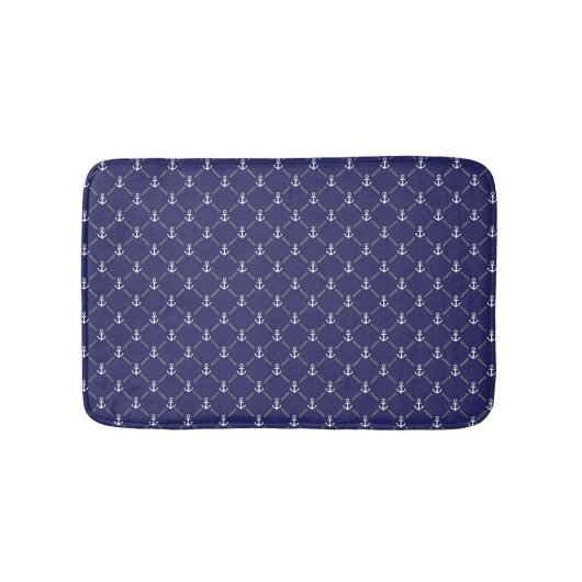Tapis De Bain Motif d'Ancre (Devant)