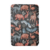 Tapis De Bain Motif d'animaux de la forêt complexe (Devant (Vertical))