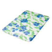Tapis De Bain Motif d'aquarelle Bluberries (Angle)