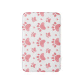 Tapis De Bain Motif d'aquarelle Cat Paws (Devant (Vertical))