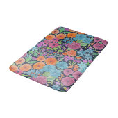Tapis De Bain Motif d'aquarelle florale (Angle)