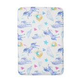 Tapis De Bain Motif d'aquarelle magique Unicorn Design Imaginair (Devant (Vertical))