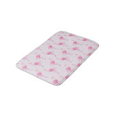 Tapis De Bain Motif d'aquarelle rose Flamant rose (Angle)
