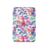 Tapis De Bain Motif d'aquarelle tropicale (Devant (Vertical))