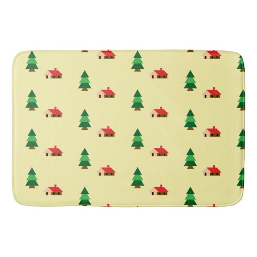 Tapis De Bain Motif d'arbre forestier - Confortable conception n (Devant)