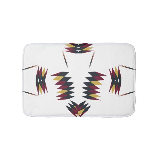 Tapis De Bain Motif d'art autochtone du sud-ouest (Devant)