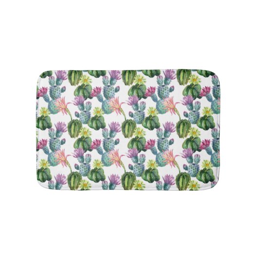 Tapis De Bain Motif d'art Cacti (Devant)
