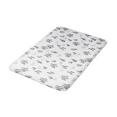 Tapis De Bain Motif d'art de Forest Line (Angle)