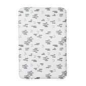 Tapis De Bain Motif d'art de Forest Line (Devant (Vertical))