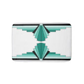 Tapis De Bain Motif d'art déco en verts (Devant)