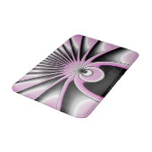 Tapis De Bain Motif d'art fractal Abstrait moderne (Angle)