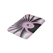 Tapis De Bain Motif d'art fractal Abstrait moderne (Angle)