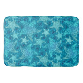 Tapis De Bain Motif de bain Aqua Blue Starfish (Devant)
