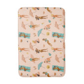 Tapis De Bain Motif de bains de soleil de plage (Devant (Vertical))