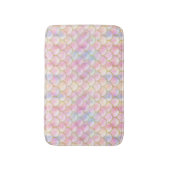 Tapis De Bain Motif de balance de sirène Pastel Iridescente (Devant (Vertical))