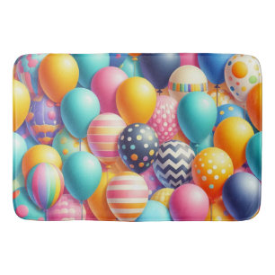 Tapis De Bain Motif de ballons colorés
