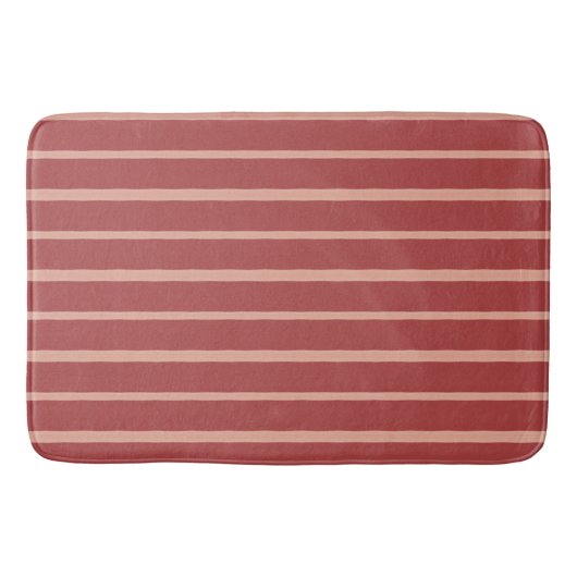 Tapis De Bain Motif de bande de corail (Devant)