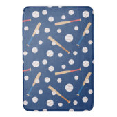 Tapis De Bain Motif de baseball et de bats (devant Vertical)