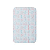 Tapis De Bain motif de bébé avec l'ours de nounours (Devant (Vertical))