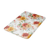 Tapis De Bain Motif de bouquet de fleurs Red Peony (Angle)