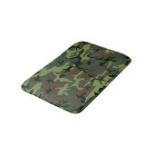 Tapis De Bain Motif de brun de vert de Camo de camouflage (Angle)