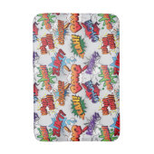 Tapis De Bain Motif de bulle Superhero (Devant (Vertical))