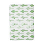 Tapis De Bain Motif de cactus aquarelle (Devant (Vertical))