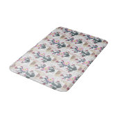 Tapis De Bain Motif de cactus d'aquarelle (Angle)
