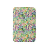 Tapis De Bain Motif de cactus d'aquarelle en fleurs exotiques (Devant (Vertical))