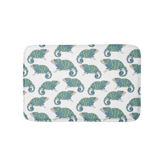 Tapis De Bain Motif de caméléon (Devant)