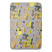 Tapis De Bain Motif de camions de construction (devant Vertical)
